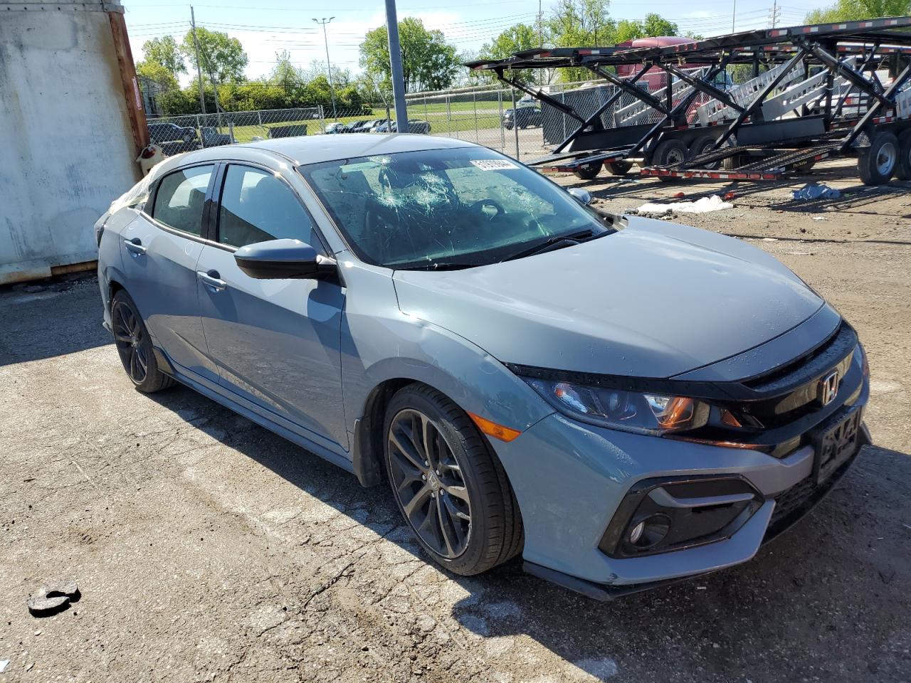 Lot #2741458407 2020 HONDA CIVIC SPOR