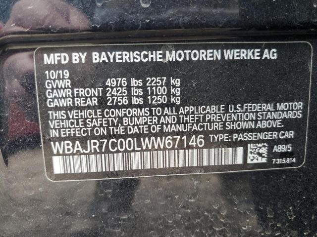 2020 BMW 530 XI - WBAJR7C00LWW67146