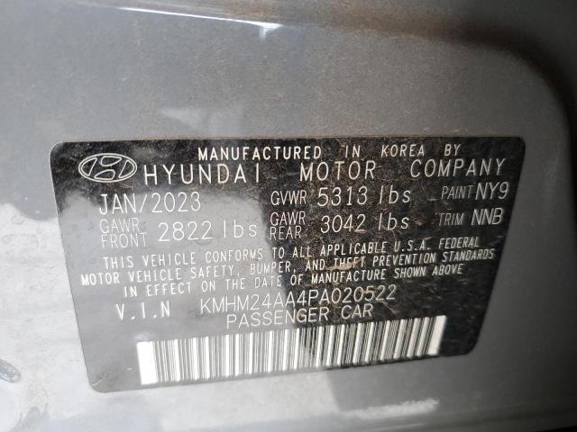 2023 HYUNDAI IONIQ 6 SE - KMHM24AA4PA020522