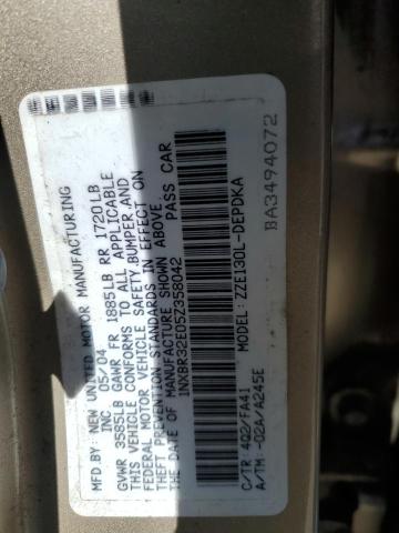 2005 Toyota Corolla Ce VIN: 1NXBR32E05Z358042 Lot: 51463504