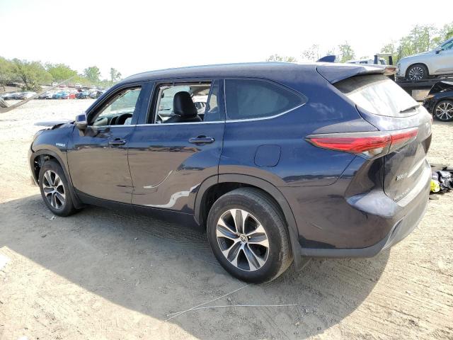 Vin: 5tdgbrch6ms516347, lot: 53014114, toyota highlander hybrid xle 20212