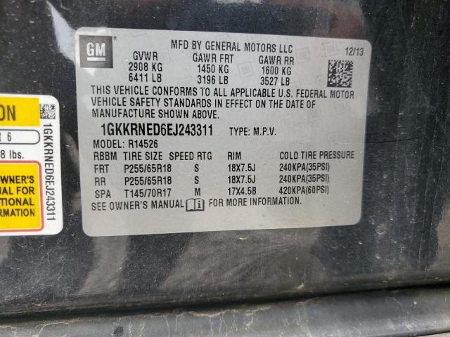 Lot #2501484121 2014 GMC ACADIA SLE salvage car
