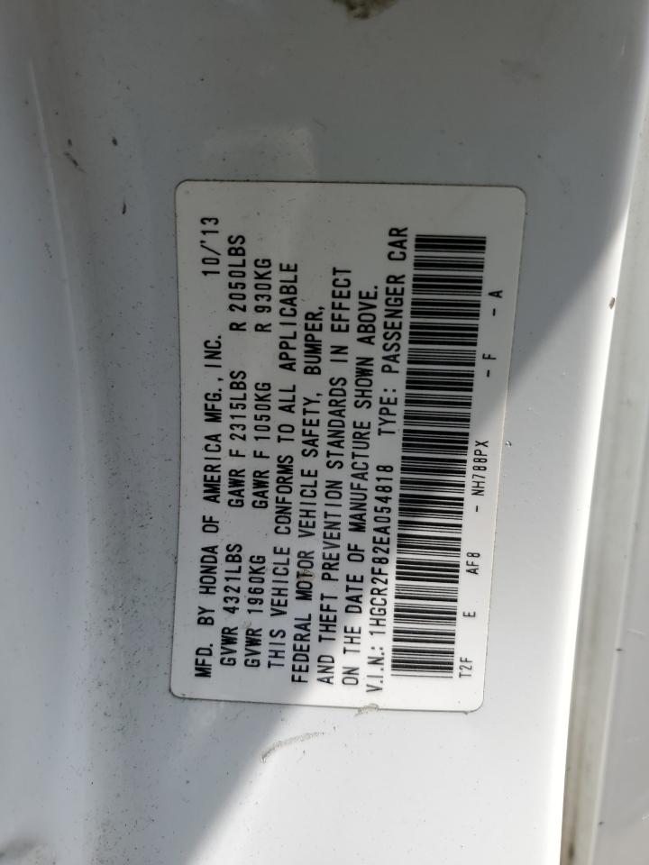 1HGCR2F82EA054818 2014 Honda Accord Exl