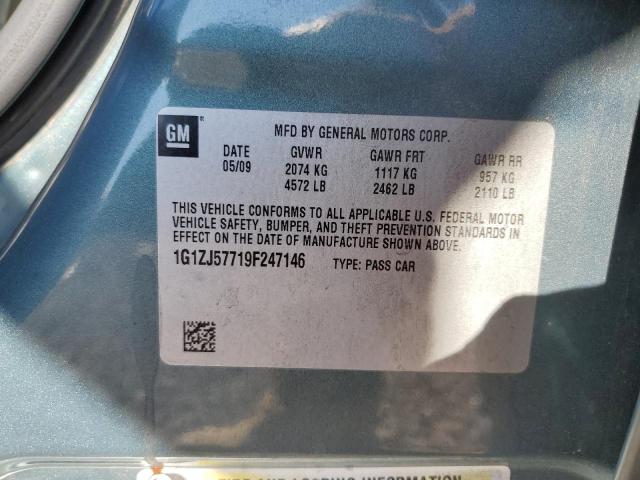 2009 Chevrolet Malibu 2Lt VIN: 1G1ZJ57719F247146 Lot: 49072844