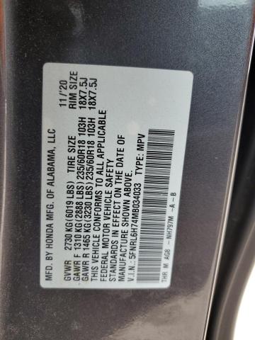 5FNRL6H74MB034033 Honda All Models ODYSSEY EX 13