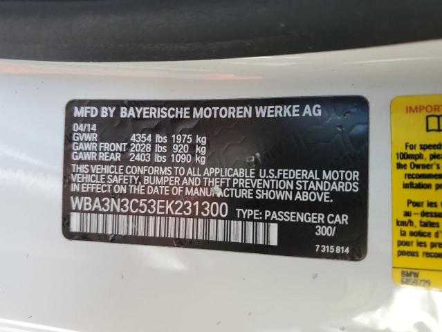 VIN WBA3N3C53EK231300 2014 BMW 4 Series, 428 I no.12