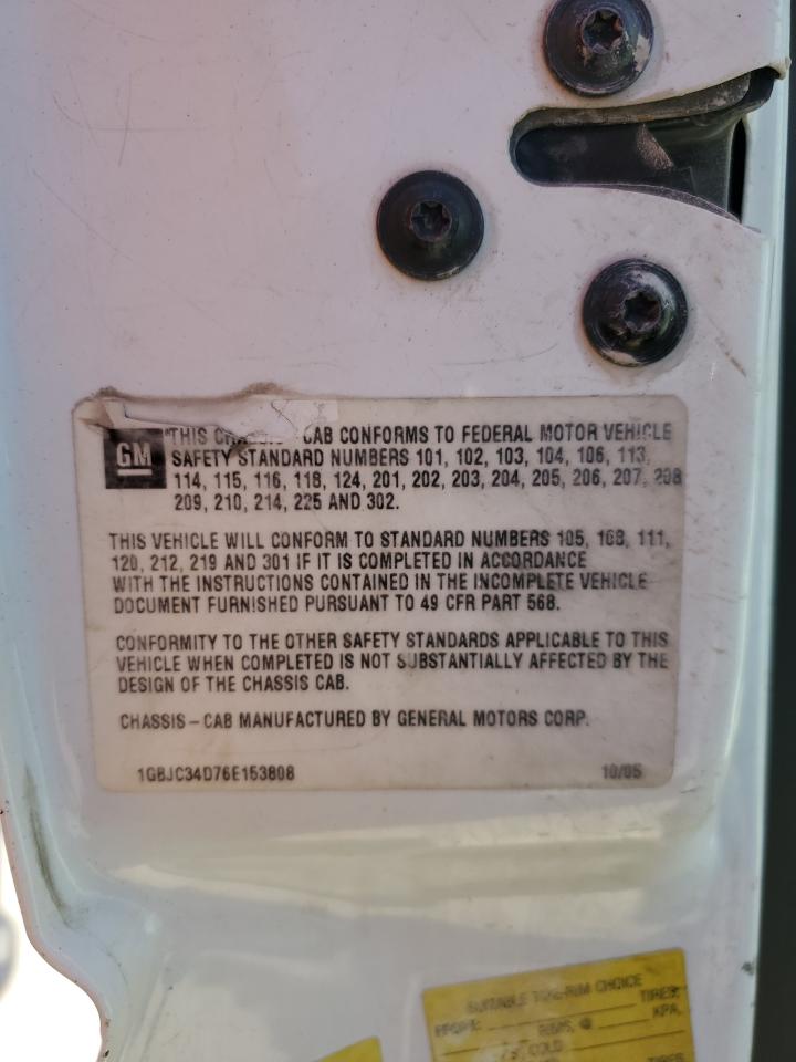 1GBJC34D76E153808 2006 Chevrolet Silverado C3500