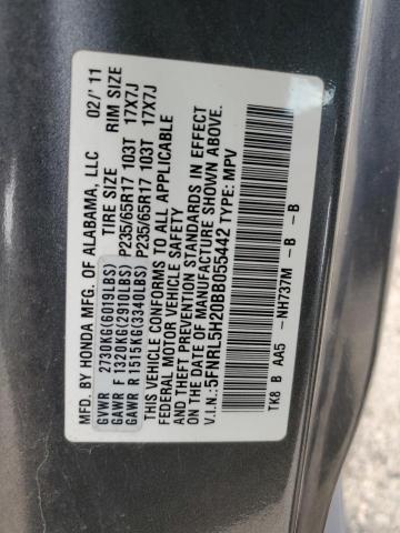 2011 Honda Odyssey Lx VIN: 5FNRL5H20BB055442 Lot: 50521604