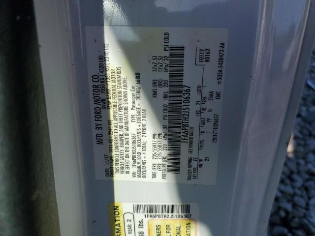 2018 Ford Mustang VIN: 1FA6P8TH2J5106367 Lot: 50569284