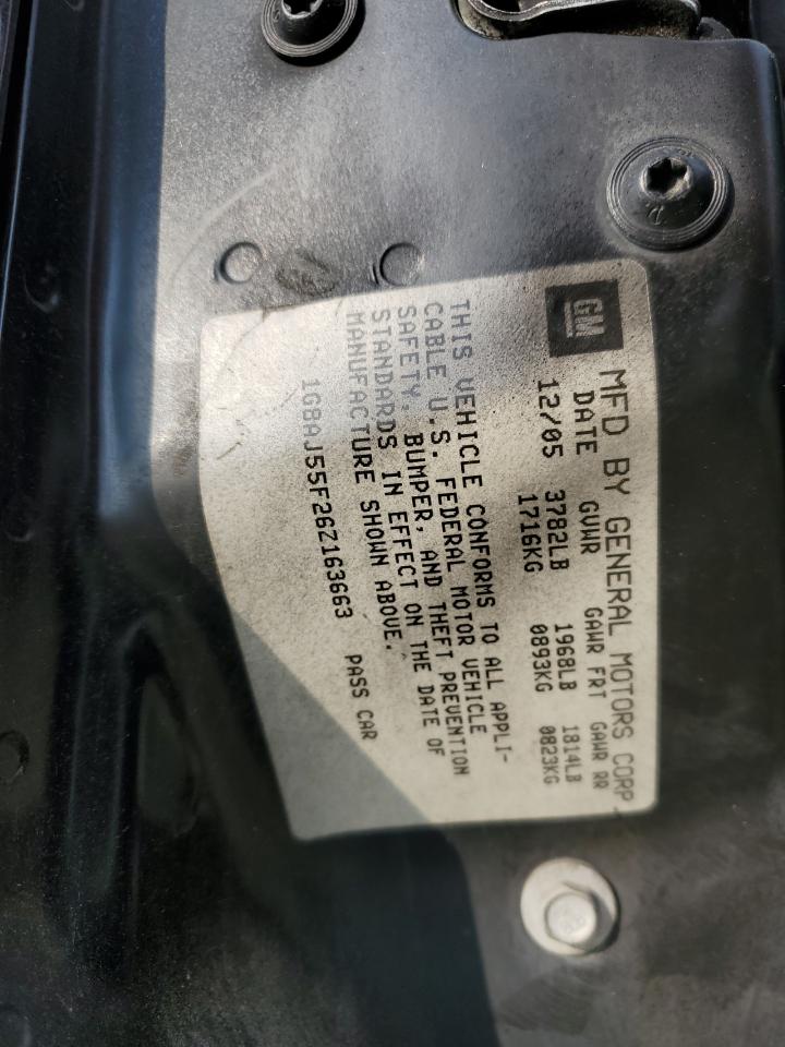 1G8AJ55F26Z163663 2006 Saturn Ion Level 2