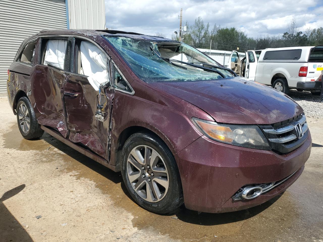 2014 Honda Odyssey Touring vin: 5FNRL5H94EB045207