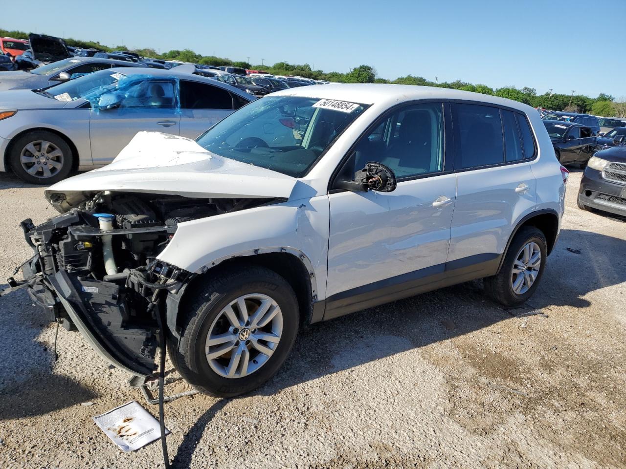 2013 Volkswagen Tiguan S vin: WVGAV7AX3DW541634