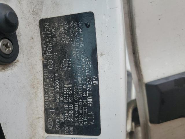 2011 Kia Soul + VIN: KNDJT2A23B7715971 Lot: 49713684