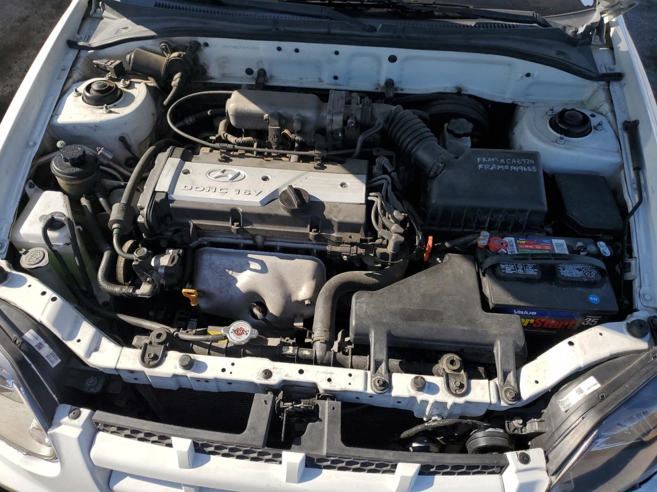 KMHCG45C73U469694 2003 Hyundai Accent Gl