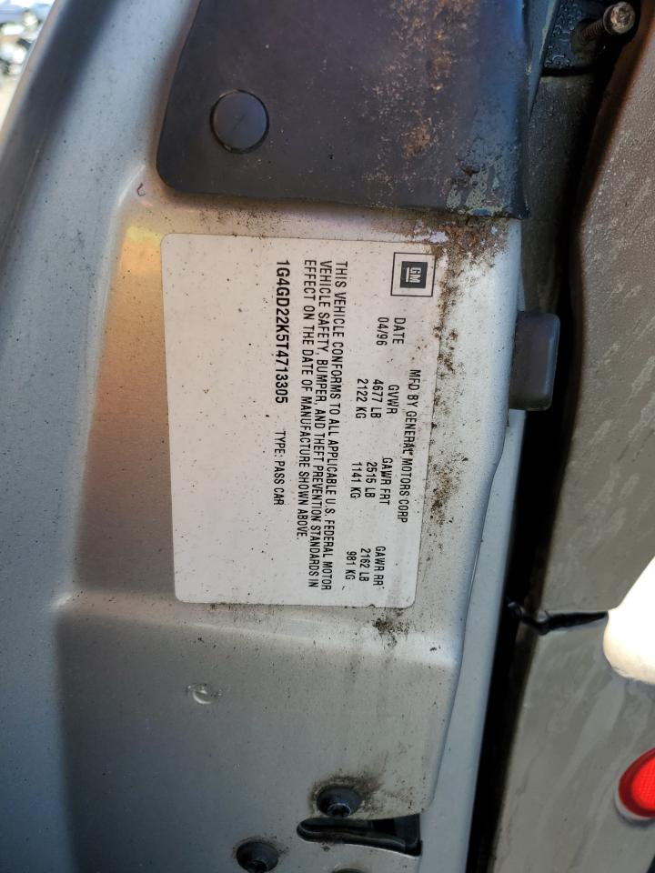 1G4GD22K5T4713305 1996 Buick Riviera