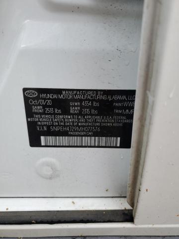 2021 HYUNDAI SONATA LIM - 5NPEH4J29MH077576