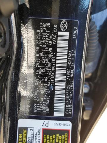 2013 Toyota Camry L VIN: 4T1BF1FK3DU266497 Lot: 51571174