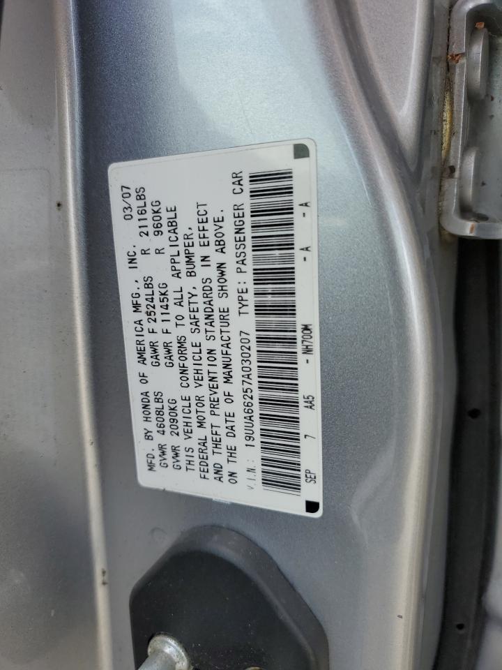 19UUA66257A030207 2007 Acura Tl