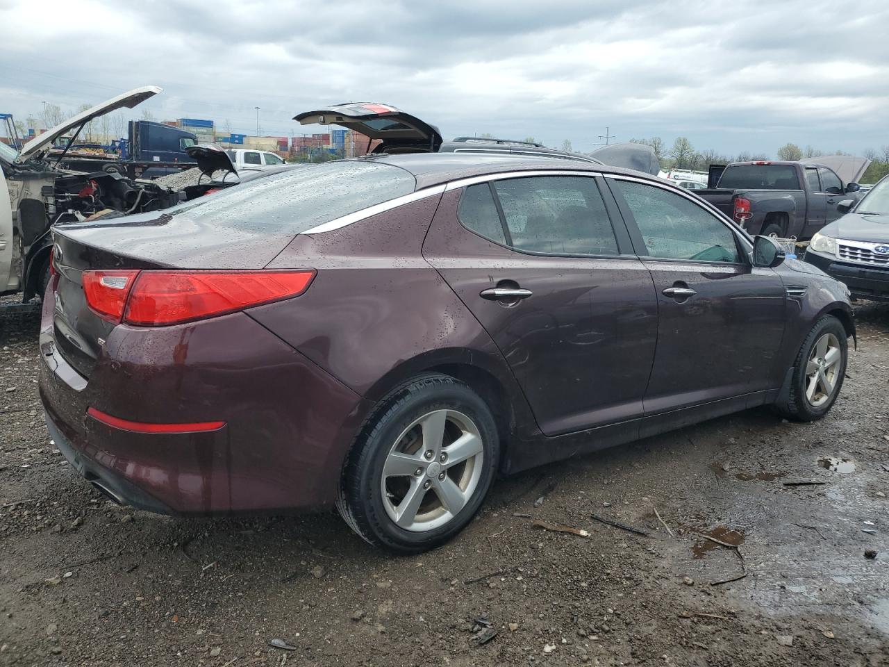 5XXGM4A71EG307933 2014 Kia Optima Lx