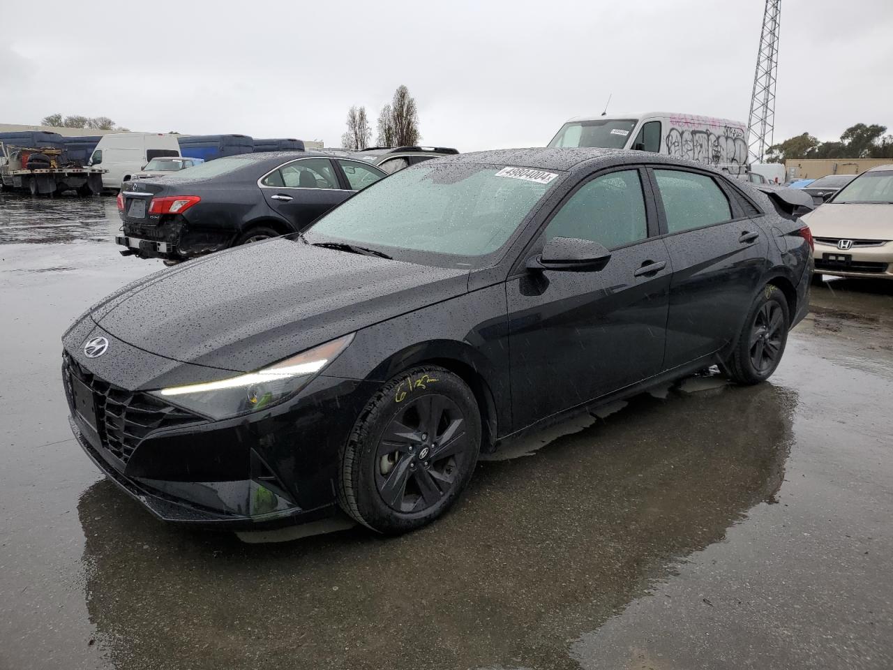 2022 Hyundai Elantra Sel vin: KMHLS4AG8NU260801