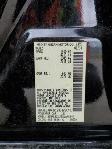2014 Nissan Altima 2.5 VIN: 1N4AL3APXEC266971 Lot: 52586514