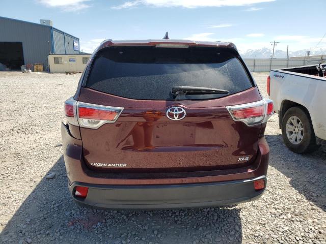 VIN 5TDJKRFH2FS206670 2015 Toyota Highlander, Xle no.6