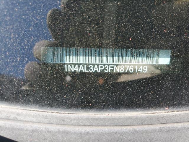 2015 Nissan Altima 2.5 VIN: 1N4AL3AP3FN876149 Lot: 51963654