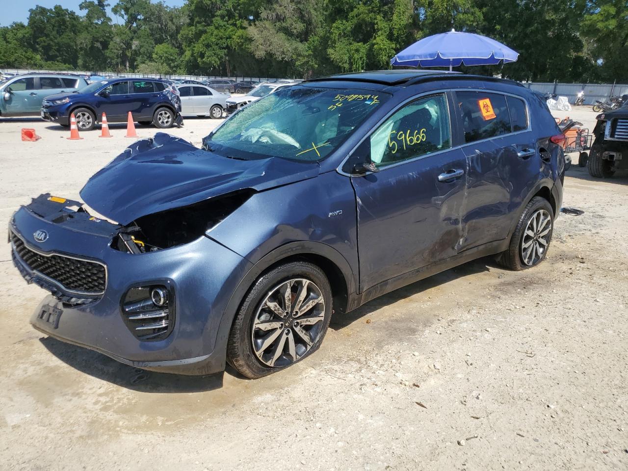 2018 Kia Sportage Ex vin: KNDPNCAC1J7413273