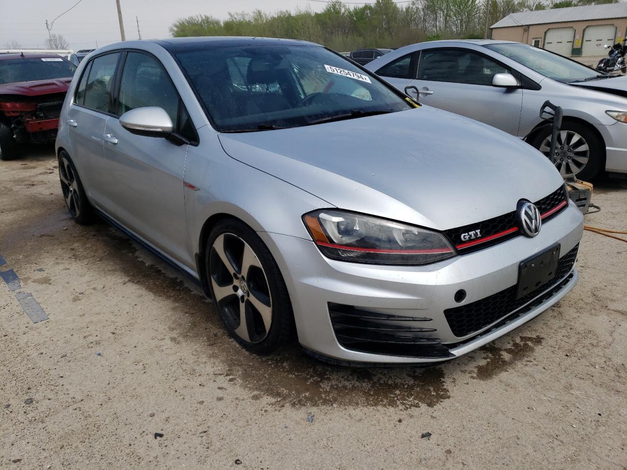 3VW5T7AU9GM051329 2016 Volkswagen Gti S/Se