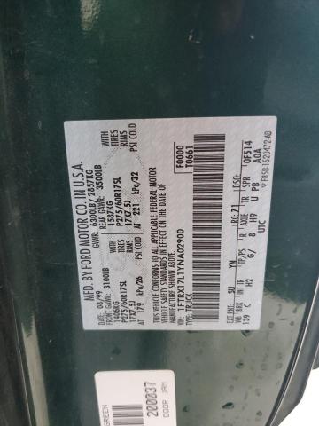 2000 Ford F150 VIN: 1FTRX17L1YNA02900 Lot: 50042164