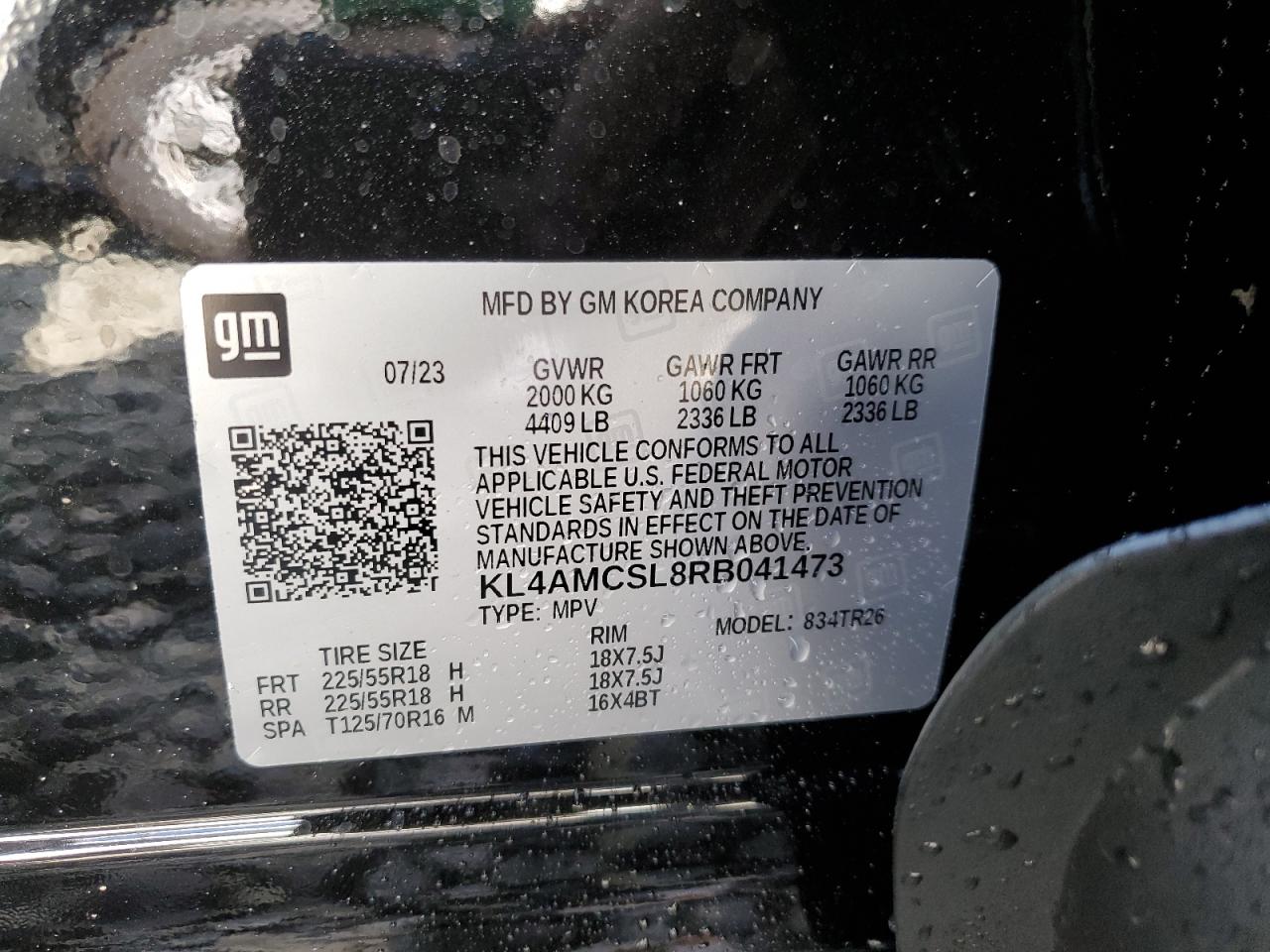 KL4AMCSL8RB041473 2024 Buick Encore Gx Preferred