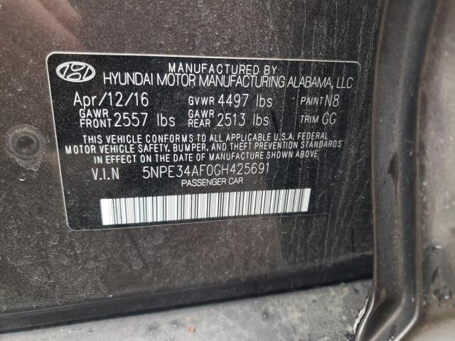 2016 HYUNDAI SONATA SPO - 5NPE34AF0GH425691