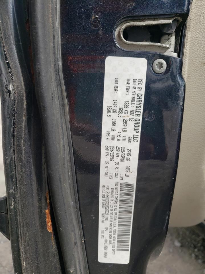 2C4RDGCG1DR626939 2013 Dodge Grand Caravan Sxt