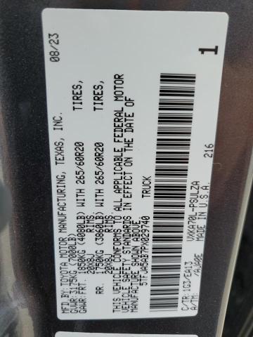 2023 TOYOTA TUNDRA CRE - 5TFJA5AB7PX029740
