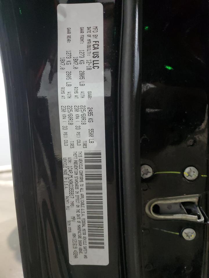 1C4PJMLN9KD355917 2019 Jeep Cherokee Latitude Plus