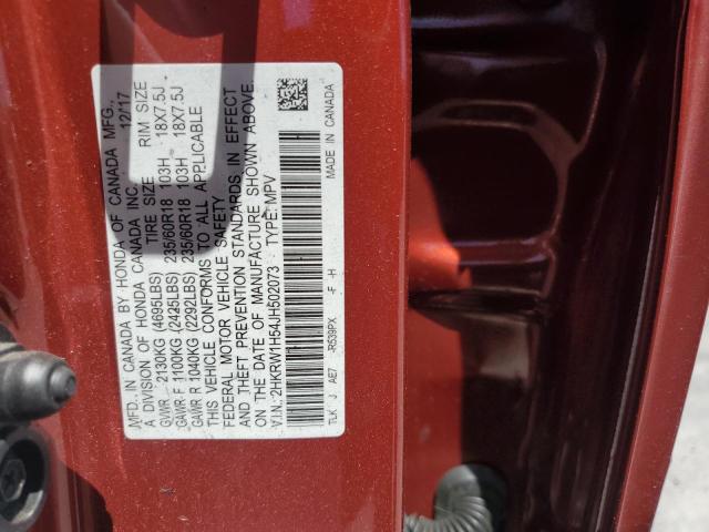 2HKRW1H54JH502073 2018 Honda Cr-V Ex