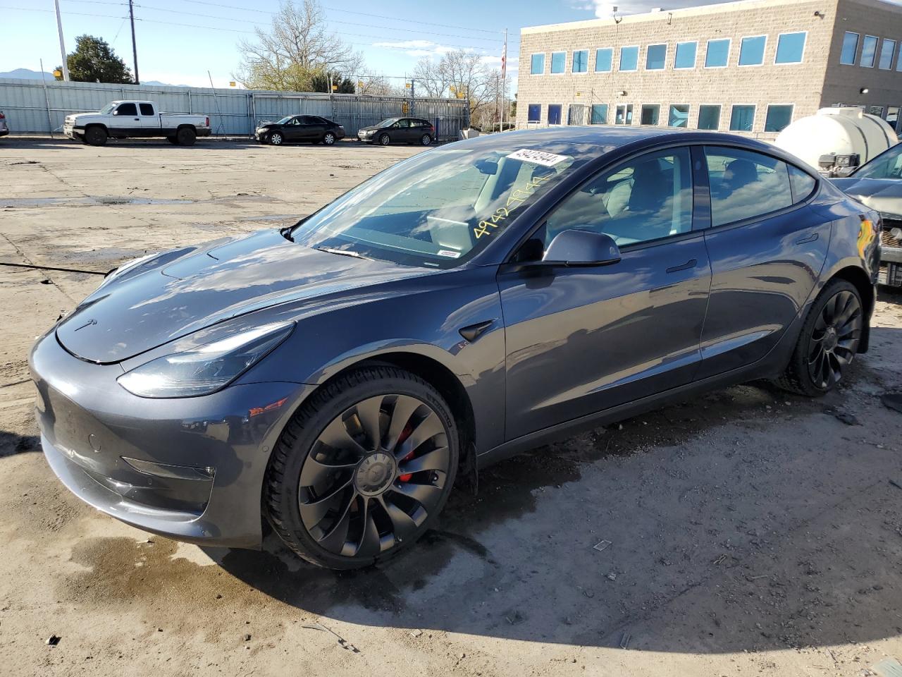 2022 Tesla Model 3 vin: 5YJ3E1EC7NF258970