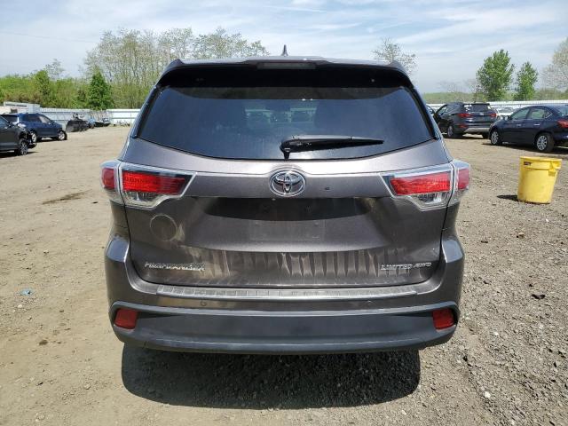 VIN 5TDDKRFH9ES007921 2014 Toyota Highlander, Limited no.6