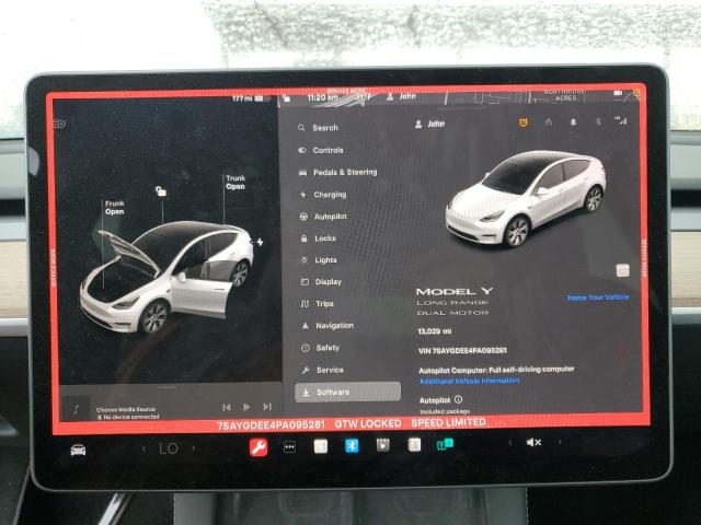 VIN 7SAYGDEE4PA095281 2023 Tesla MODEL Y no.9