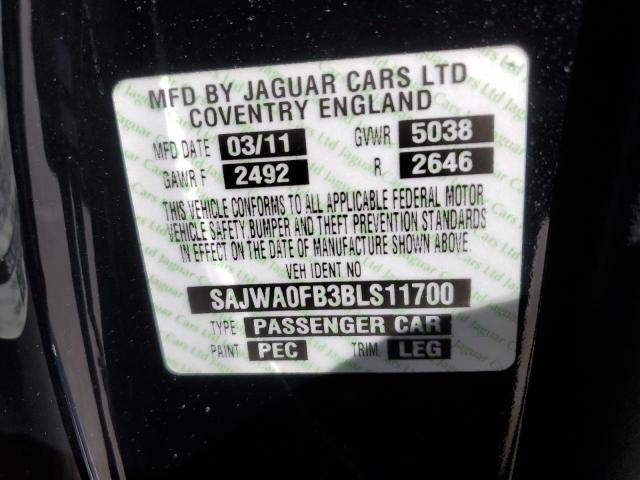 Lot #2489527277 2011 JAGUAR XF salvage car