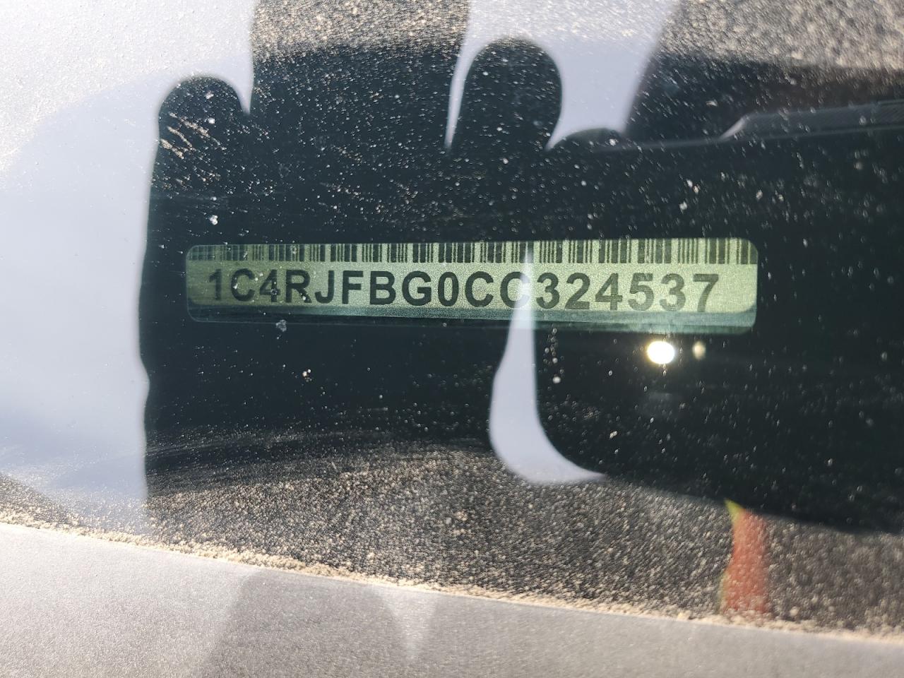 1C4RJFBG0CC324537 2012 Jeep Grand Cherokee Limited