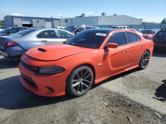 Lot #2537532964 2018 DODGE CHARGER R/ salvage car