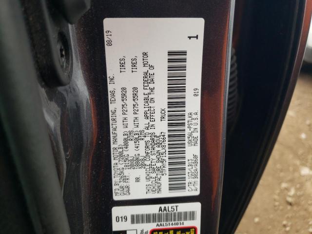 2020 TOYOTA TUNDRA CRE - 5TFHY5F15LX876647