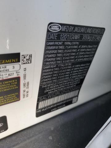 2022 LAND ROVER RANGE ROVE - SALWS2RU2NA224564