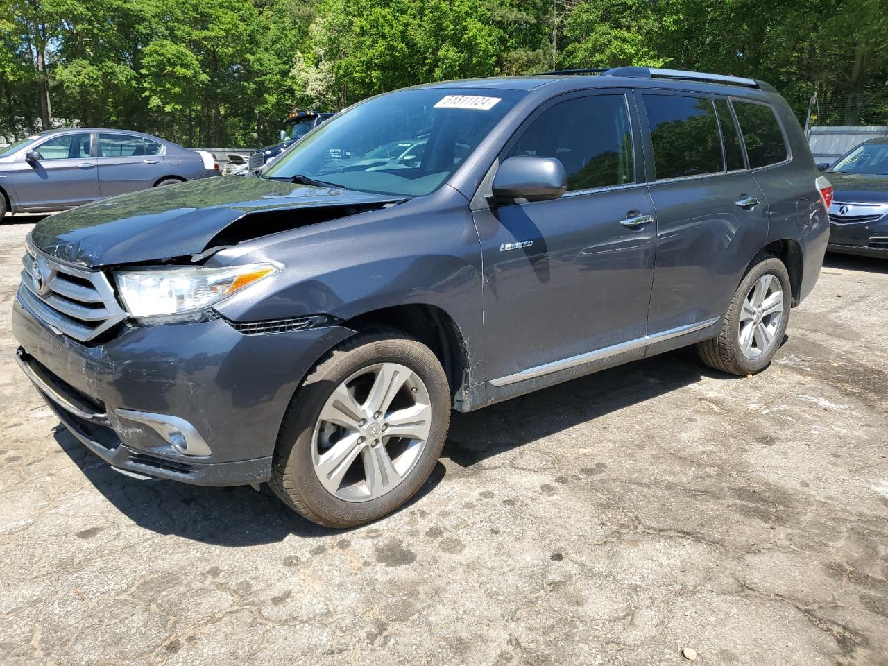 5TDYK3EH6DS113788 2013 Toyota Highlander Limited