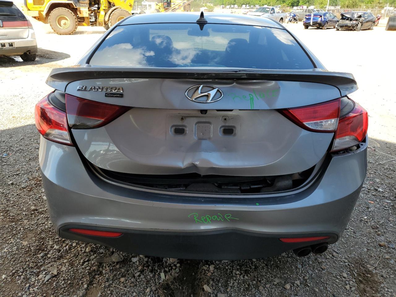 KMHDH6AE8DU012057 2013 Hyundai Elantra Coupe Gs