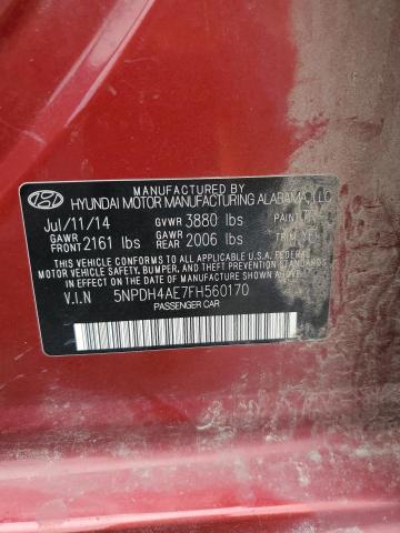 2015 HYUNDAI ELANTRA SE - 5NPDH4AE7FH560170