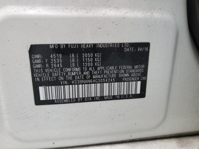 2016 SUBARU LEGACY 2.5 - 4S3BNAN64G3054245