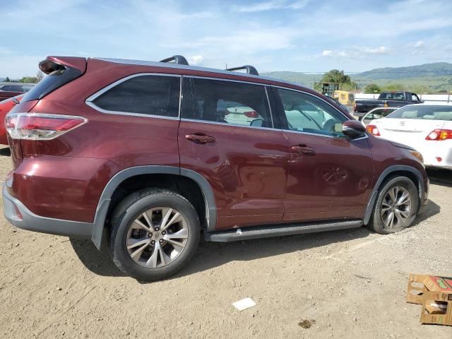 VIN 5TDJKRFH1FS093195 2015 Toyota Highlander, Xle no.3