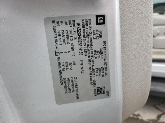 2014 GMC Yukon Slt VIN: 1GKS2CE08ER104160 Lot: 50057514